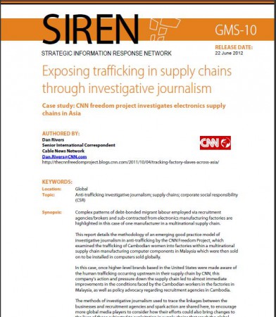 SIREN: Exposing trafficking in supply chains